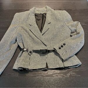 Vintage Houndstooth Blazer